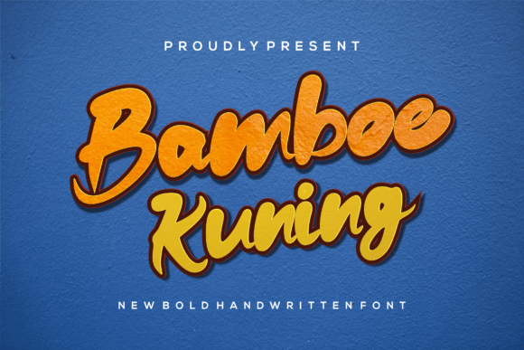 Bamboe Kuning: A Bold Display Typeface for Editorial Impact