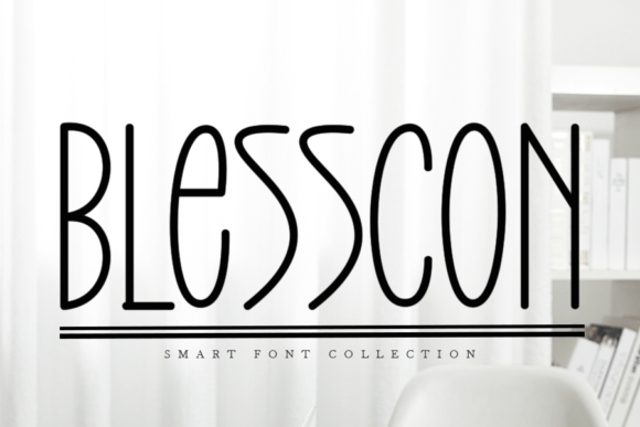 Blesscon Typeface: Elevating Digital Brand Identity with Elegant Display Typography