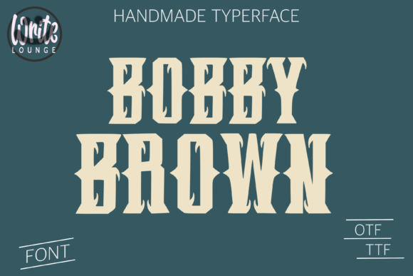 Bobby Brown: A Vintage Serif Font for Handmade Branding