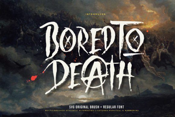 Bored to Death: A Defiant Display Typeface for Bold Brand Identity
