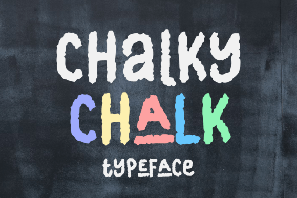 Chalky Chalk: The Perfect Display Font for Handmade Labels and Signs