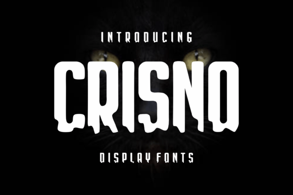 Crisno: The Scary Display Font for Bold Brand Identity