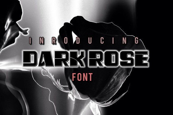 Dark Rose: A Futuristic Display Font for Modern Editorial Design