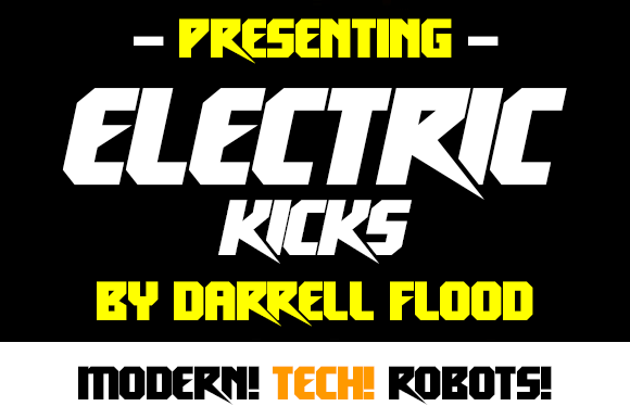 Electric Kicks: The Bold Display Font for High-Energy Web Design