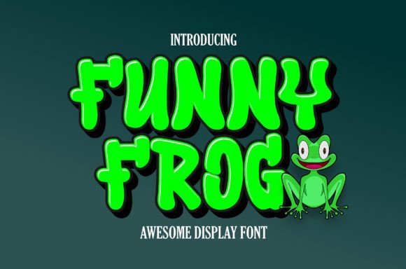 Funny Frog Typeface Review: A Quirky Display Font for Digital Branding