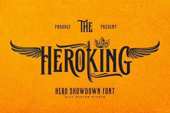 Heroking: A Bold Display Font for Editorial Impact