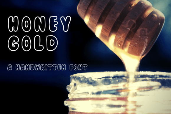 Honey Gold: A Playful Display Typeface for Modern Editorial Design