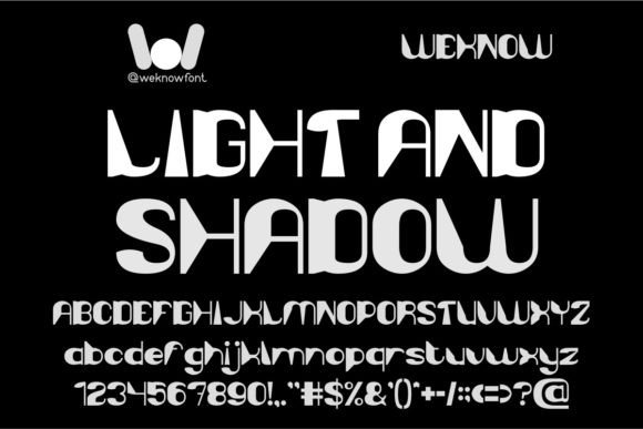 Light and Shadow: The Creative Font for Bold Brand Identity