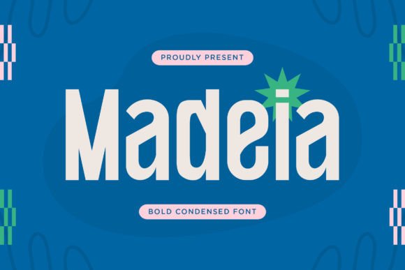 Madeia: A Bold Condensed Typeface for Modern Editorial Design
