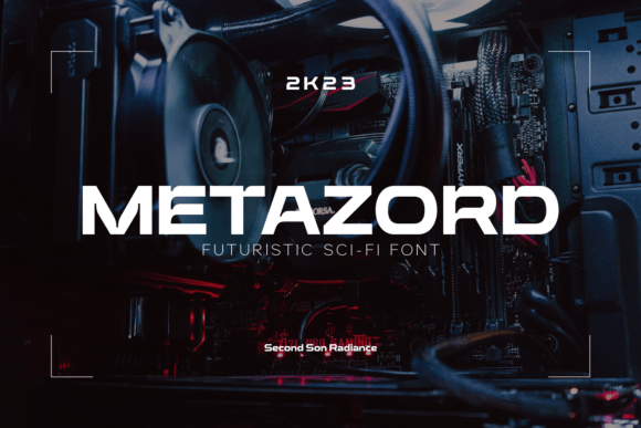 Metazord: The Futuristic Display Font for Bold Brand Identity