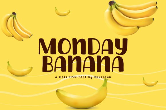 Monday Banana: A Playful Display Typeface for Modern Web Design