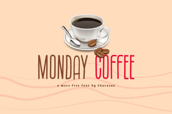 Monday Coffee: A Modern Display Typeface for Editorial Design