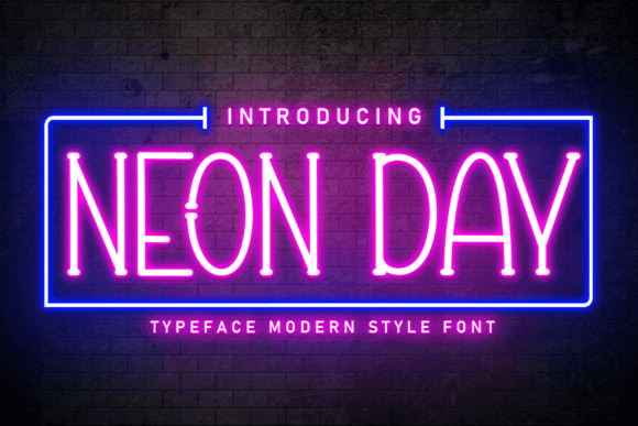 Neon Day Typeface Review: Adding Urban Energy to Digital Branding