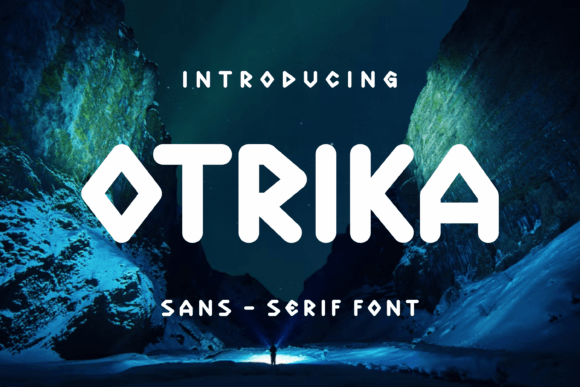Otrika: The Geometric Display Font for Ethereal Campaign Visuals