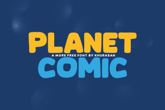 Planet Comic: A Modern Display Font for Bold Brand Identity