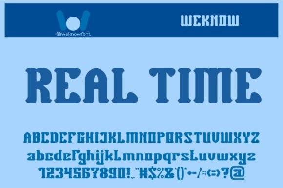 Real Time: A Slab Serif Display Font for Modern Web Design
