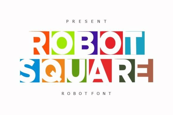 Robot Square: The Creative Display Font for Bold Branding