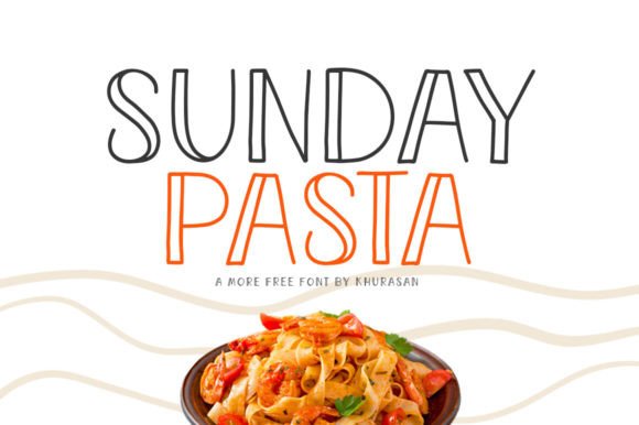 Sunday Pasta: A Handwritten Display Typeface for Modern Web Design