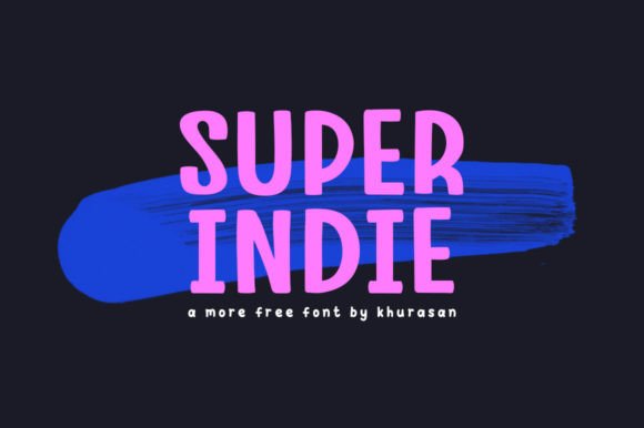 Super Indie: The Modern Display Typeface for Handmade Brands