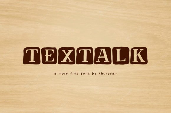 Textalk: A Modern Display Typeface for Editorial Design