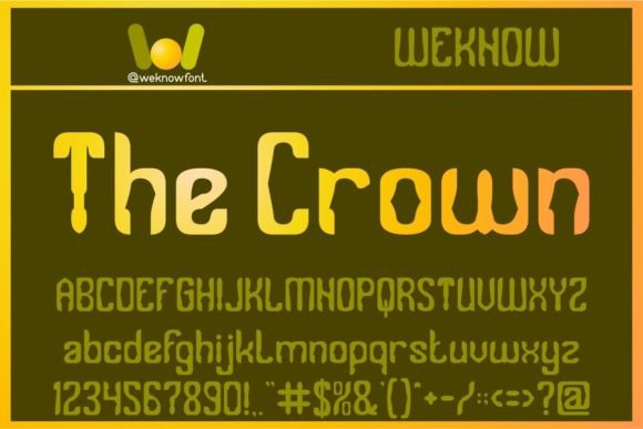 The Crown Typeface Review: A Bold Display Font for Modern Branding