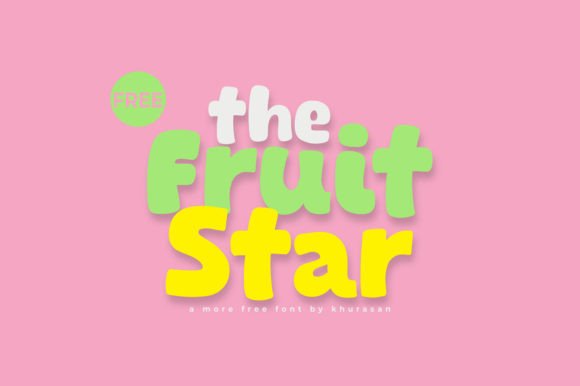 The Fruit Star: A Modern Display Typeface for High-Impact Campaigns